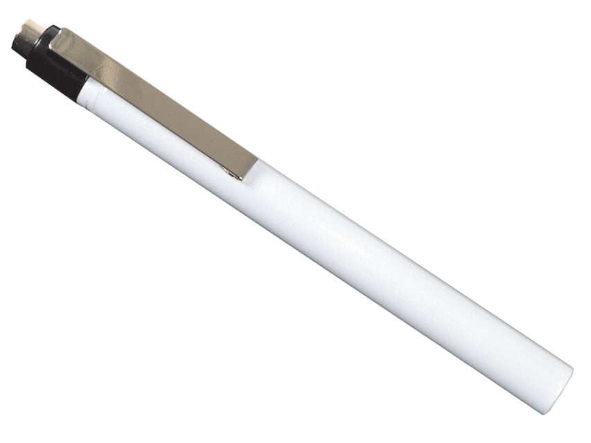 Lucciola alogena Stylo in metallo bianca