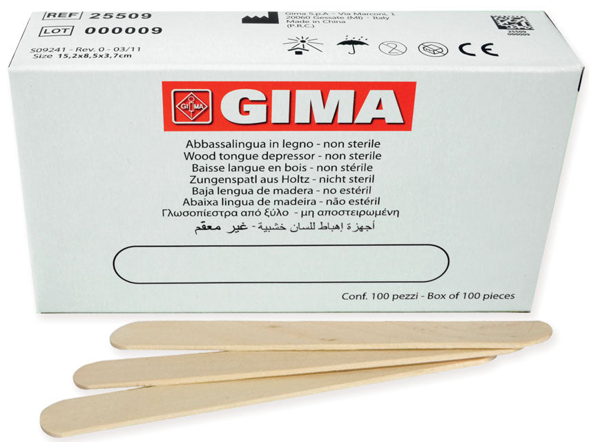Abbassalingua legno non sterili