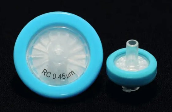 Filtro a siringa in RC non sterile Ø : 25 mm - soglia : 0,22 µm 100pz.