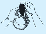 Laccio emostatico strip - velcro