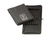 Mini portafiale zip - nylon nero
