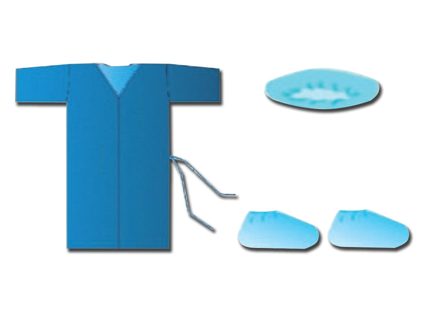 Kit de vestimenta para paciente - paquete de 25 uds.