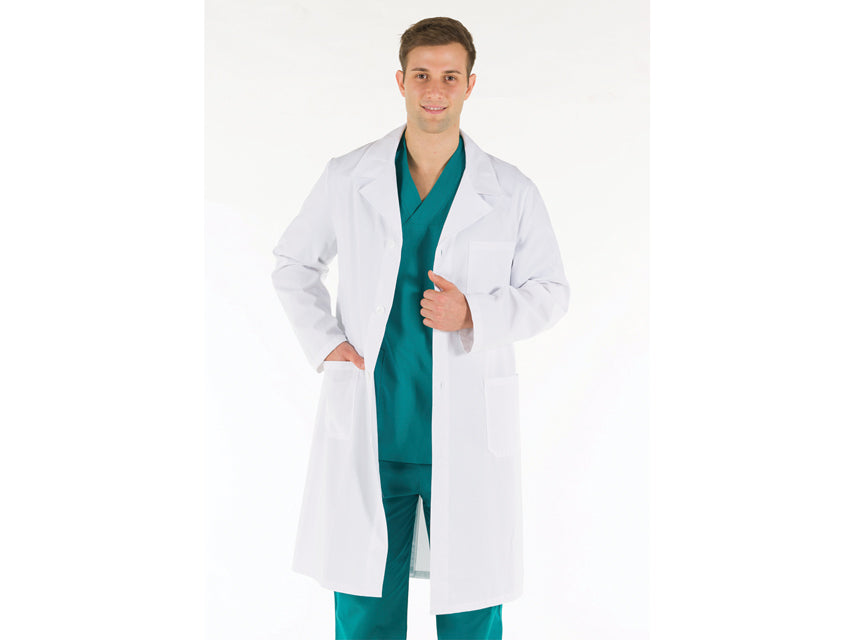 GIMA Camice cotone uomo - bianco - DPI Classe I