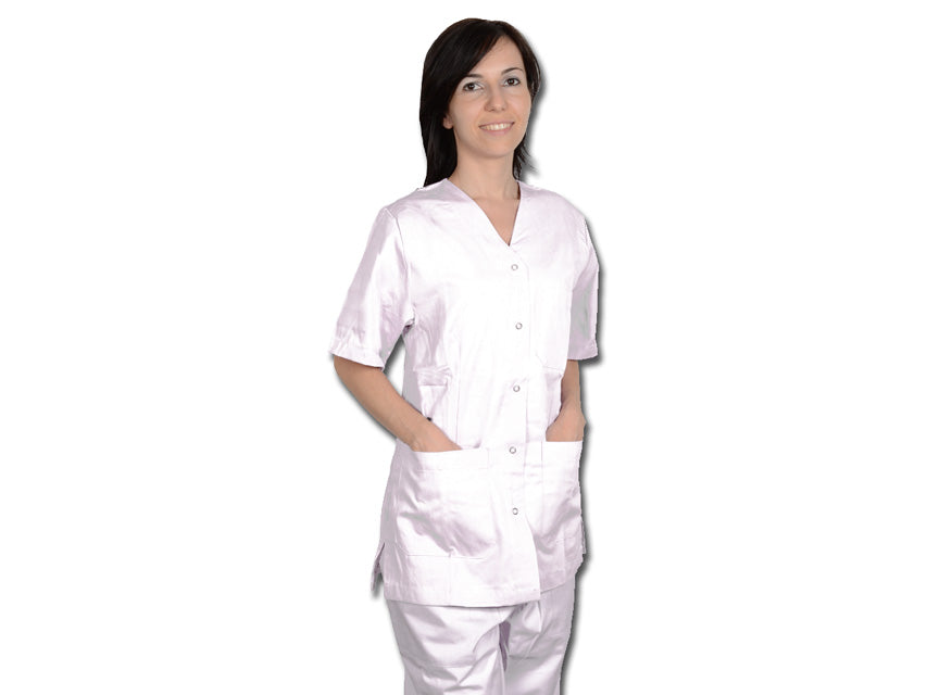 Pantaloni in cotone - bianchi - M
