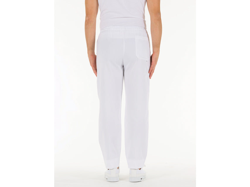 Pantaloni in cotone - bianchi - M