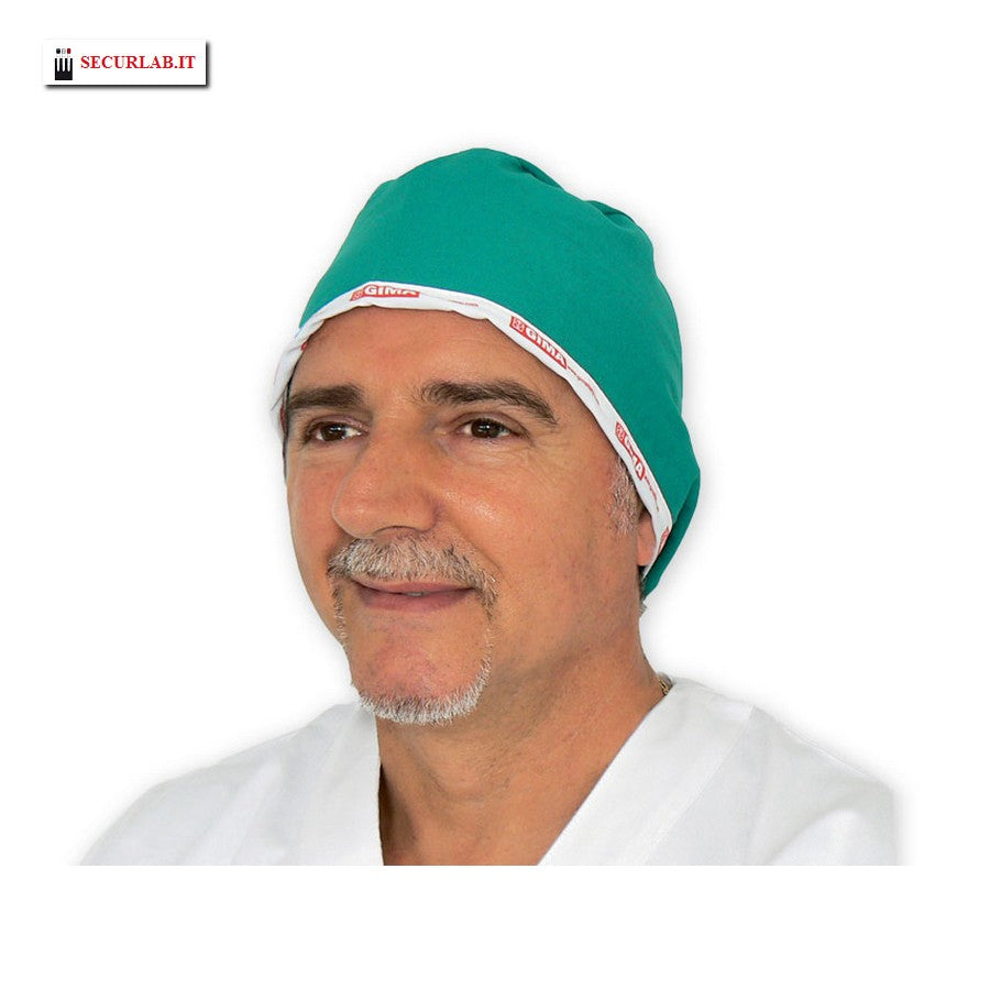 Cappellino operatorio - verde - DPI Cat.I