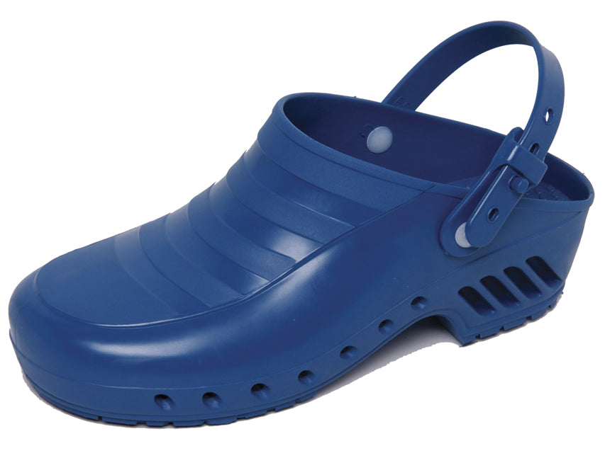 GIMA Zoccoli blu senza fori con cinturino