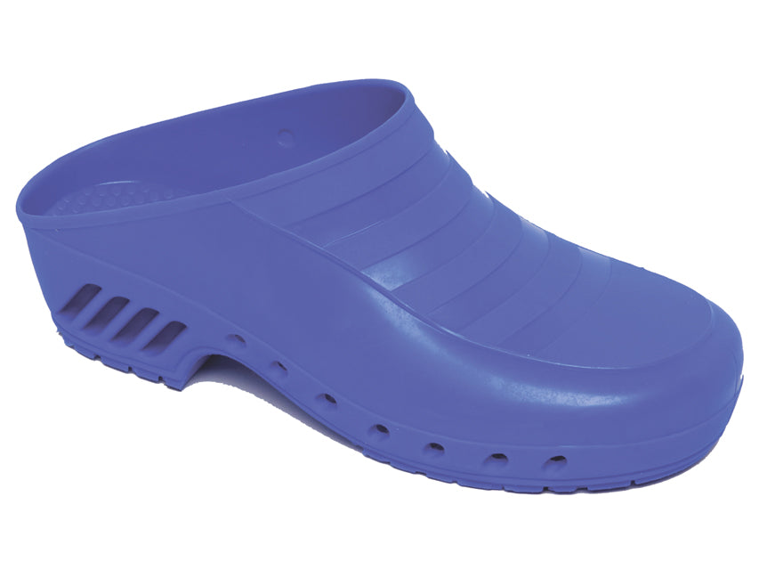GIMA electric blue clogs without holes