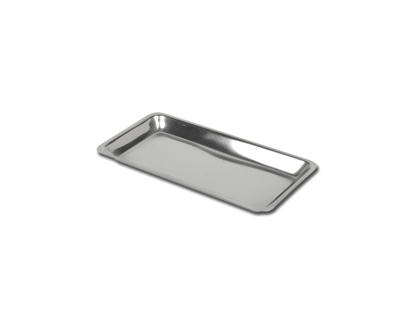 Vassoio dentale acciaio inox 208x109x15 mm - 1 pz.