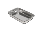 Vassoio acciaio inox 264x172x47 mm