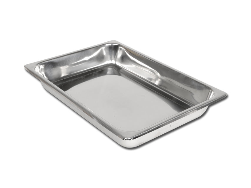 Vassoio acciaio inox 355x254x50 mm