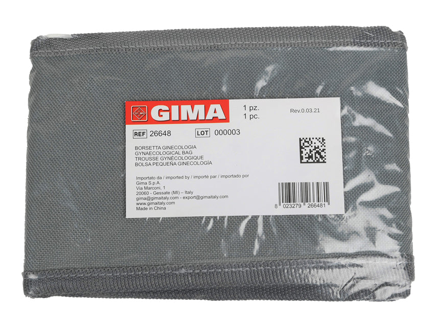 Graues Nylontäschchen für gynäkologische Instrumente
