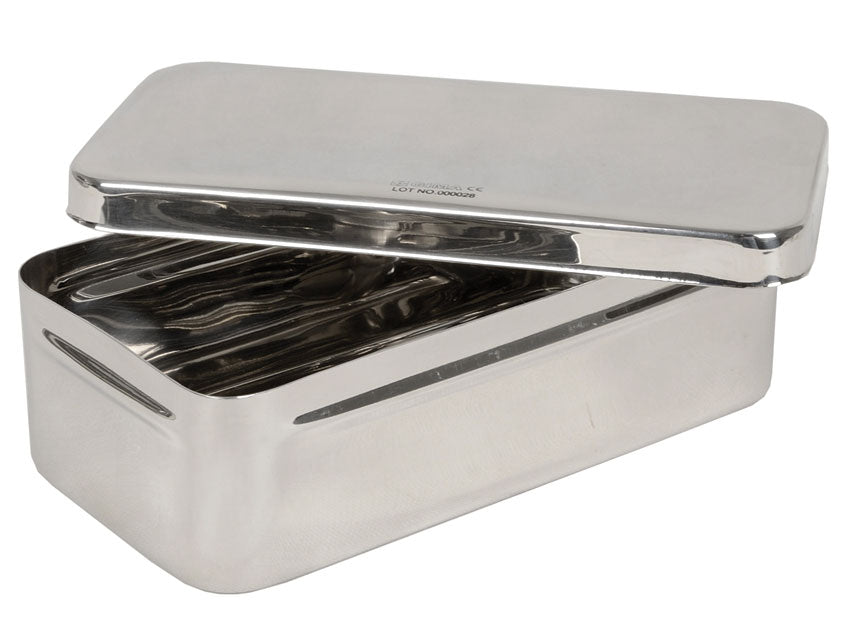 Scatola in acciaio inox 20x10x6 cm
