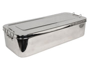 Caja de acero inoxidable - con asas - 1 ud.