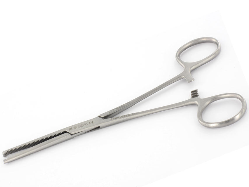 Pinza kocher retta - 20 cm, 1x2 denti - 1 pz.