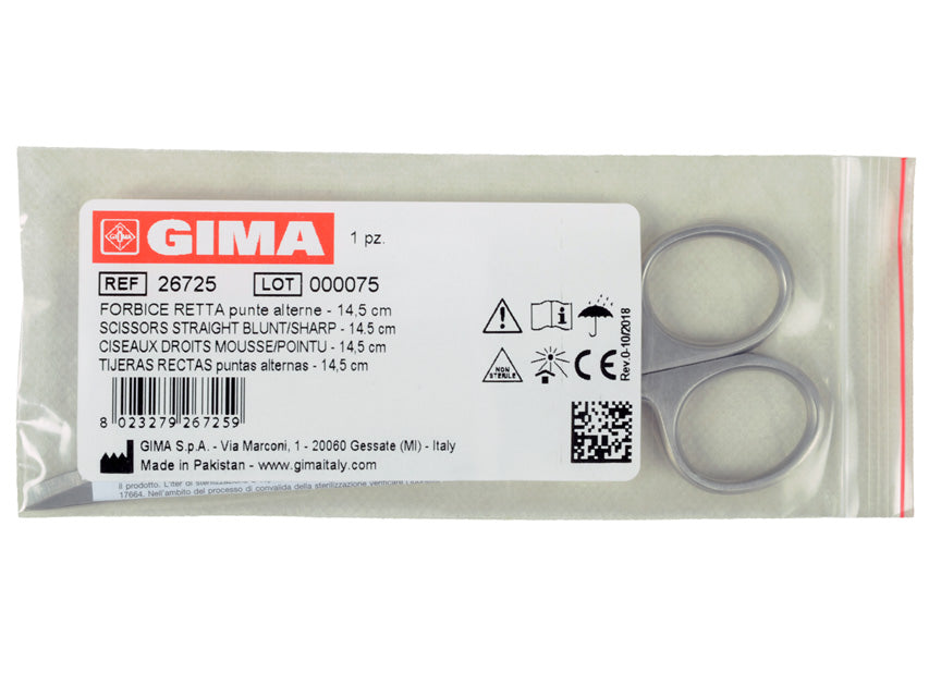 GIMA Forbice retta punte alterne