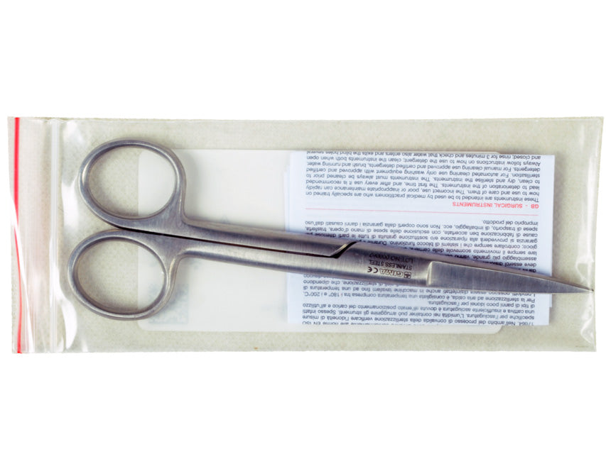 Straight scissors with sharp tips - 14.5 cm