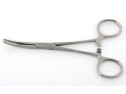 Pinza emostatica in acciaio inox Klemmer - curva - 20 cm