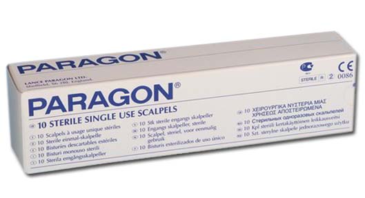 Bisturi paragon n.10 - monouso sterili - conf. 10 pz.