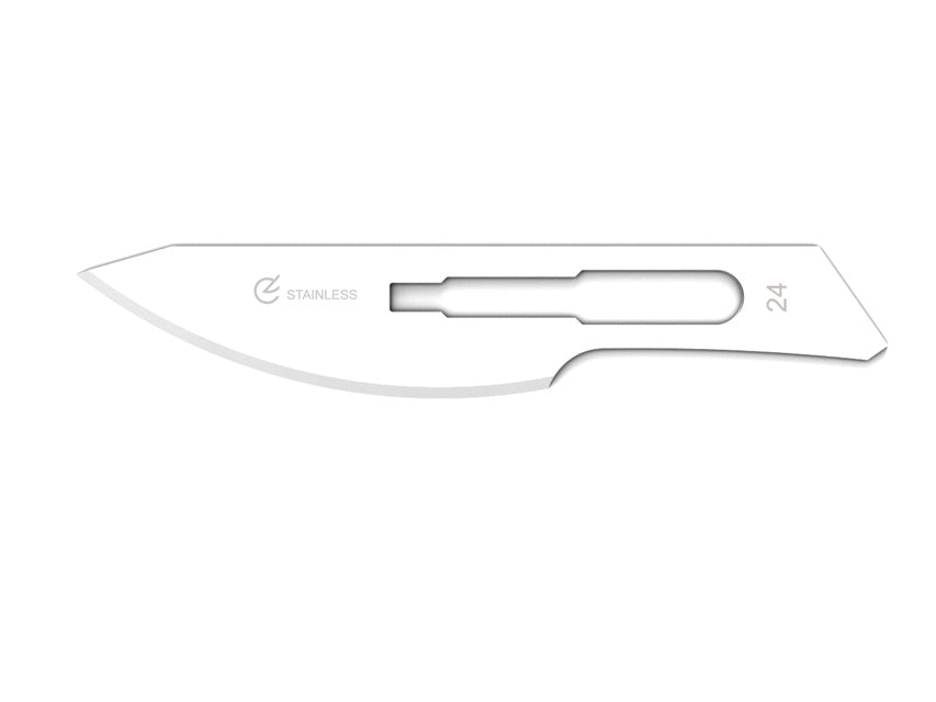 Lame gima inox n. 24 sterili - conf. 100 pz.
