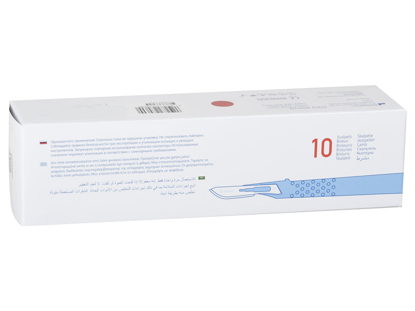 Bisturi monouso n. 24 sterili - conf. 10 pz.