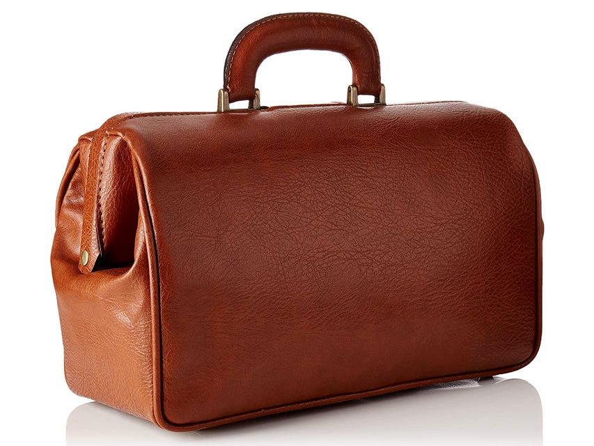 Borsa medico"TEXAS SKAY" - cognac