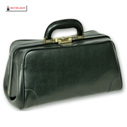 Medizinische Ledertasche - Mod. Florida - Farbe Schwarz