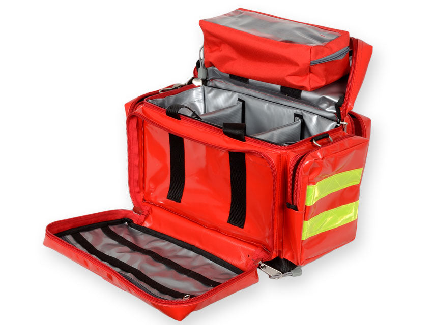 Notfalltasche aus Cordura und PVC Smart rot - klein