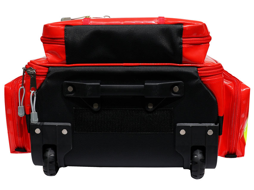 Logic 2 PVC backpack with trolley - Red