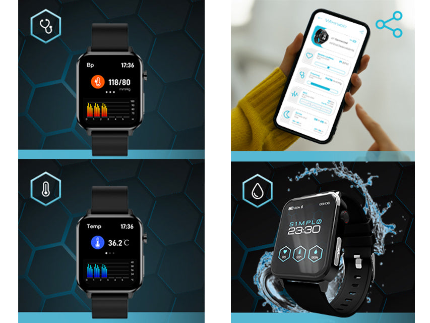 Smartwatch Quadrant - Reloj para deporte y salud