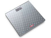 Balanza digital de baño de vidrio gris