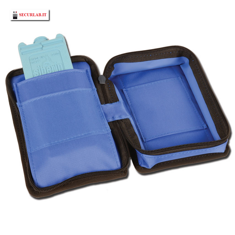 Borsa termica mini diabetic bag vuoto - nylon blu