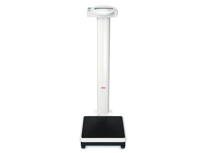 Bilancia digitale Seca 799 pesa persone a colonna. Portata 200 kg - divisione 100 g <150 kg> 200 g. Classe III