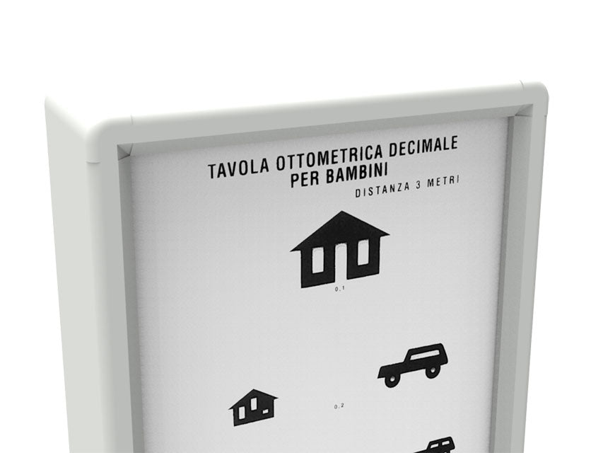 Ottotipo luminoso pediatrico - 3 metri