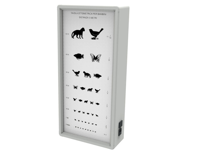 Ottotipo luminoso - animali - 1 pz.