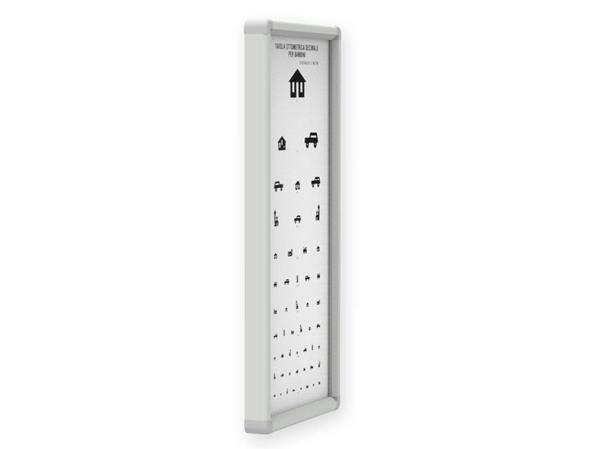 Ottotipo non luminoso pediatrico - 3 metri