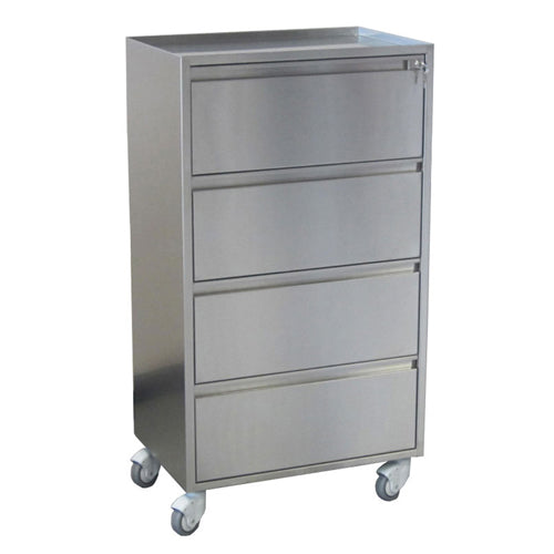 Carrello strumentazione - Acciaio satinato AISI 304 - Made in Italy