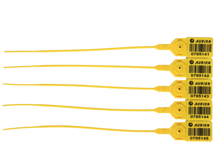 Premium single-use numbered trolley seals pack of 100 pcs