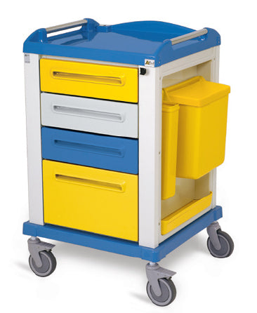 Carrello in tecnopolimero Basic standard - 4 cassetti