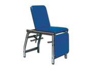 Lettino multifunzioni a 3 sezioni - blu