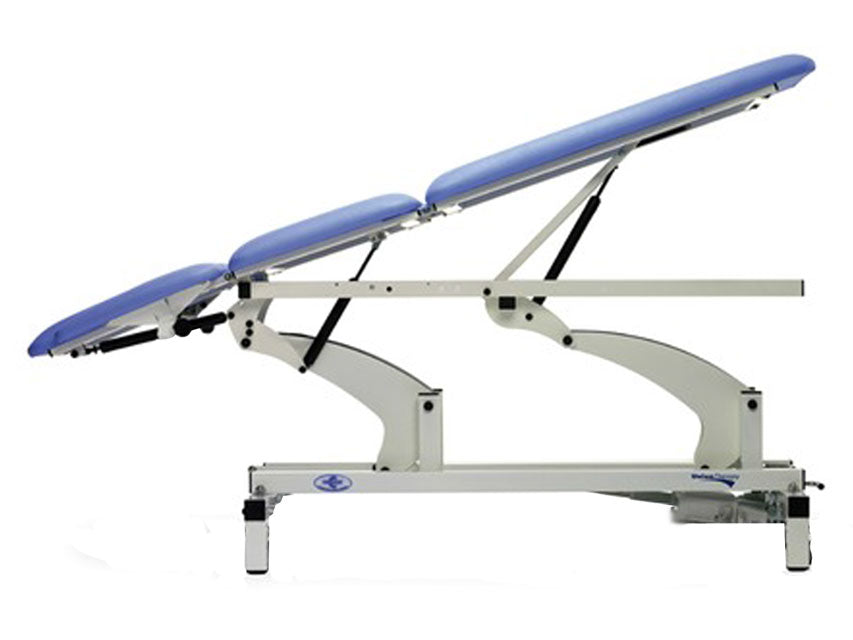 Lettino ther trendelenburg con braccioli - elettrico - blu - 1 pz.