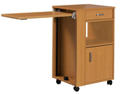 Wooden bedside table with pull-out tray for codes 27672/3 - 1 pc.