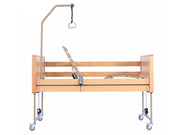 Electric 4-joint hospital bed
with variable height 84-125 cm - on wheels