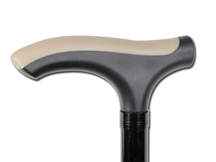 Gray Advance Cane with Gel Grip in Aluminum