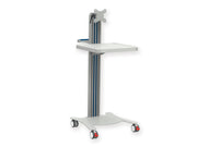 Carrello Medicale - con ripiano e supporto monitor