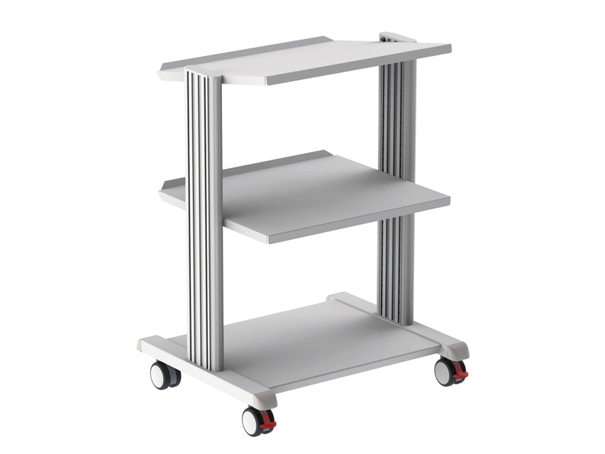 Carrello smart - 2 ripiani 50x42 cm + base - 1 pz.