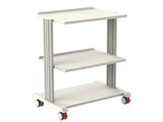 Carro smart - 2 estantes 60x42 cm + base