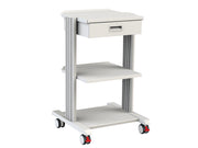 Smart trolley - 2 shelves 40x36 cm + base + drawer