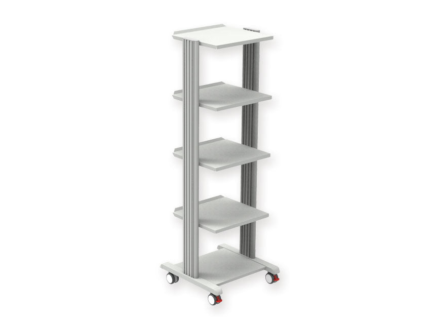 Carrello in alluminio Smart - 5 ripiani