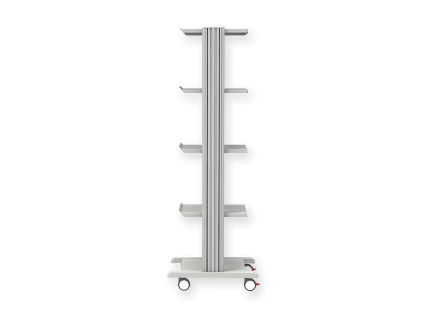 Carrello in alluminio Smart - 5 ripiani
